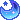 a crescent moon with water floating in it and a star. found at @cheezitofthevalley on tumblr